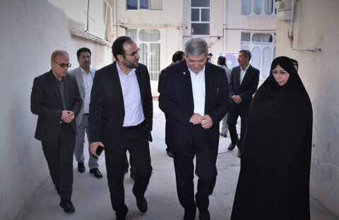 گزارش تصویری از حضور وزیر رفاه و رئیس بهزیستی کشور در کرمانشاه