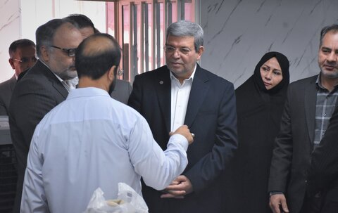 گزارش تصویری از حضور وزیر رفاه و رئیس بهزیستی کشور در کرمانشاه