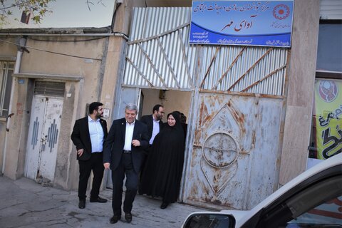 گزارش تصویری از حضور وزیر رفاه و رئیس بهزیستی کشور در کرمانشاه