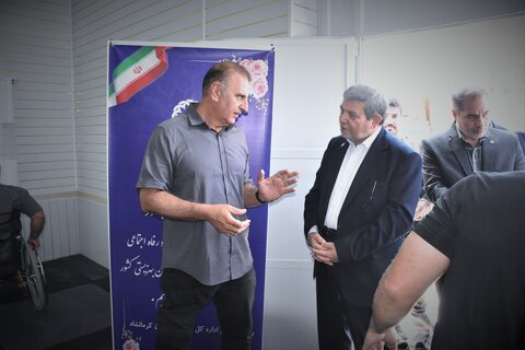 گزارش تصویری از حضور وزیر رفاه و رئیس بهزیستی کشور در کرمانشاه