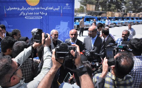 گزارش تصویری از حضور وزیر رفاه و رئیس بهزیستی کشور در کرمانشاه