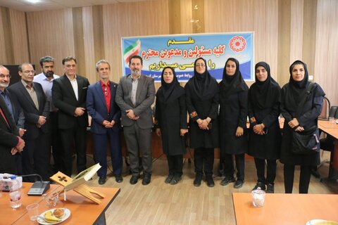 برگزاری جلسه شورای اداری به ریاست دکتر موسوی چلک در اداره بهزیستی کبودراهنگ