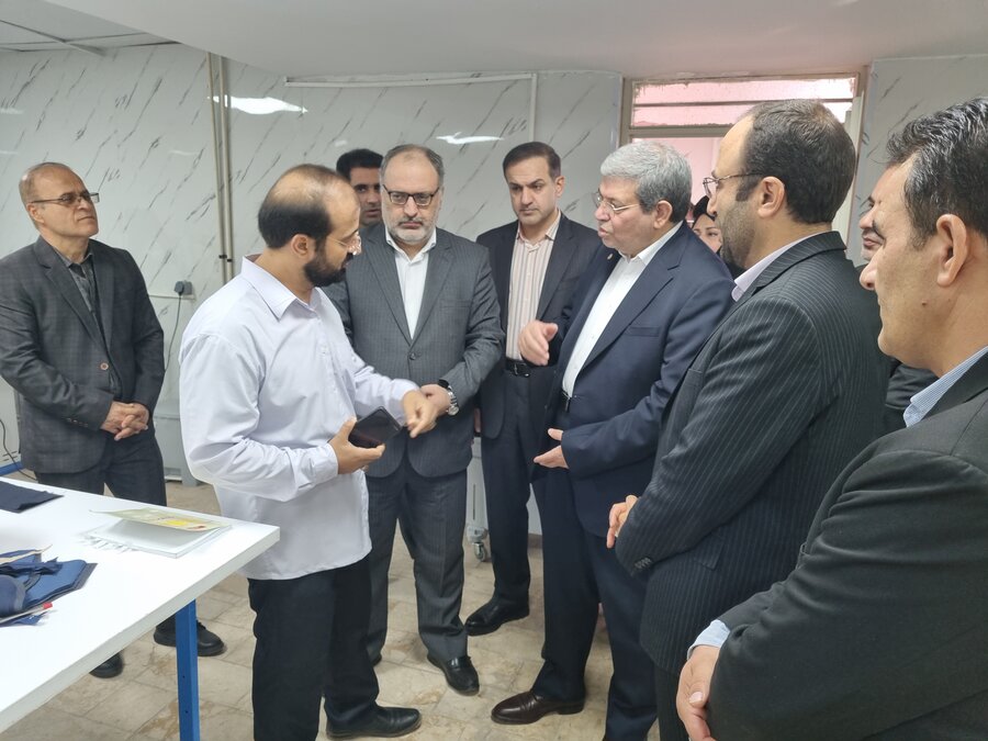 بازدید رئیس سازمان بهزیستی کشور از پردیس توانمندسازی جامعه هدف در کرمانشاه