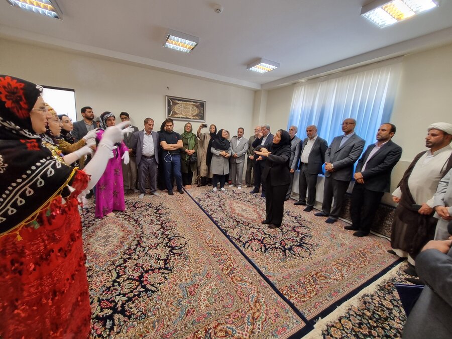 بازدید رئیس سازمان بهزیستی کشور از مرکز نگهداری کودکان نسیم عاطفه پدران کرمانشاه