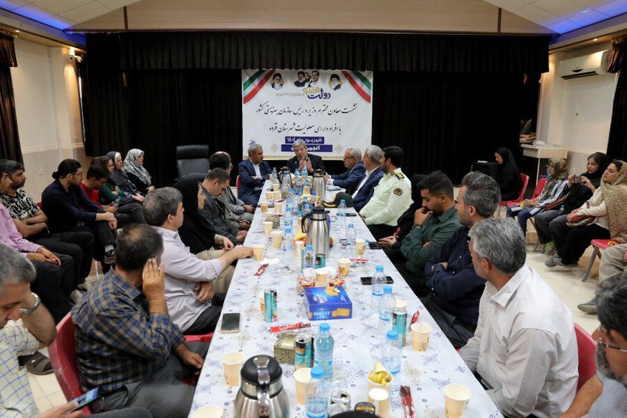 بازدید رئیس سازمان بهزیستی کشور از مرکز نگهداری معلولان مؤسسه خیریه باران در قروه