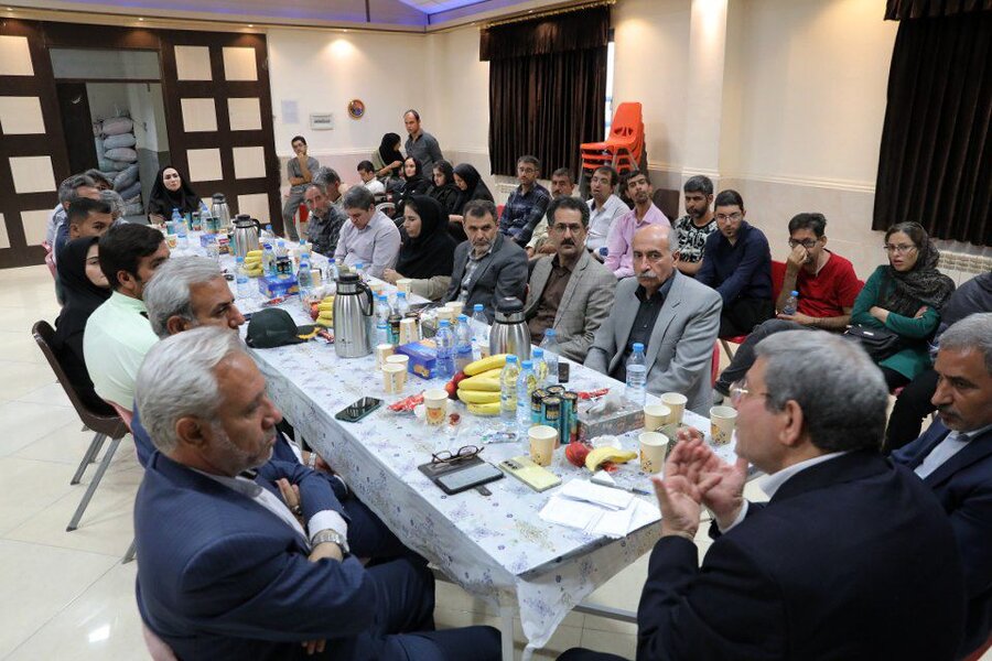 بازدید رئیس سازمان بهزیستی کشور از مرکز نگهداری معلولان مؤسسه خیریه باران در قروه