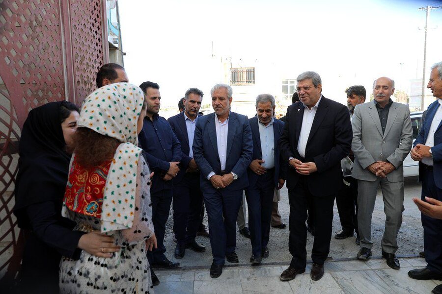 بازدید رئیس سازمان بهزیستی کشور از مرکز نگهداری معلولان مؤسسه خیریه باران در قروه