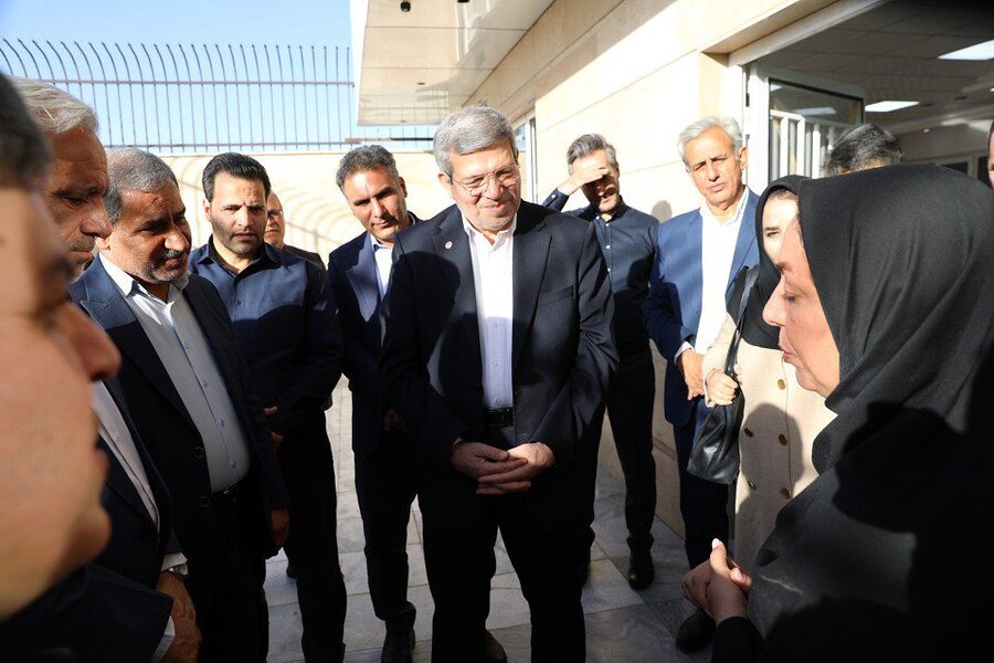 بازدید رئیس سازمان بهزیستی کشور از مرکز نگهداری معلولان مؤسسه خیریه باران در قروه