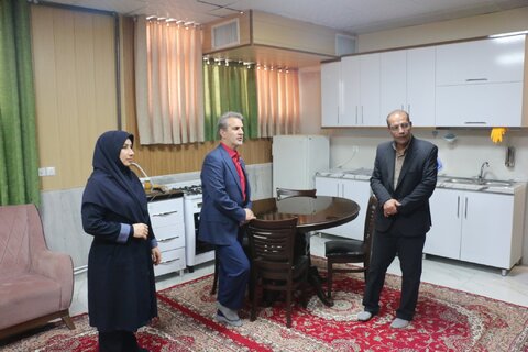 بهره برداری از محل اسکان و خوابگاه اورژانس اجتماعی 123 بهزیستی شهرستان همدان