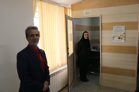بازدید مدیران ارشد سازمان بهزیستی از مرکز مشاوره تلفنی 1480 همدان