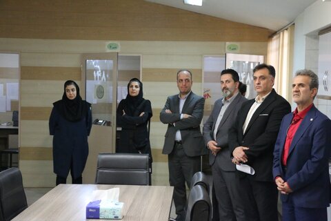 بازدید مدیران ارشد سازمان بهزیستی از مرکز مشاوره تلفنی 1480 همدان