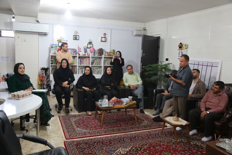 دیدار رئیس سازمان بهزیستی کشور با فرزندان مرکز "هانای پاکان ولات" در کردستان