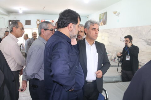 گزارش تصویری / بازدید استاندار قم  از آسایشگاه معلولین و سالمندان انوار آفتاب قم
