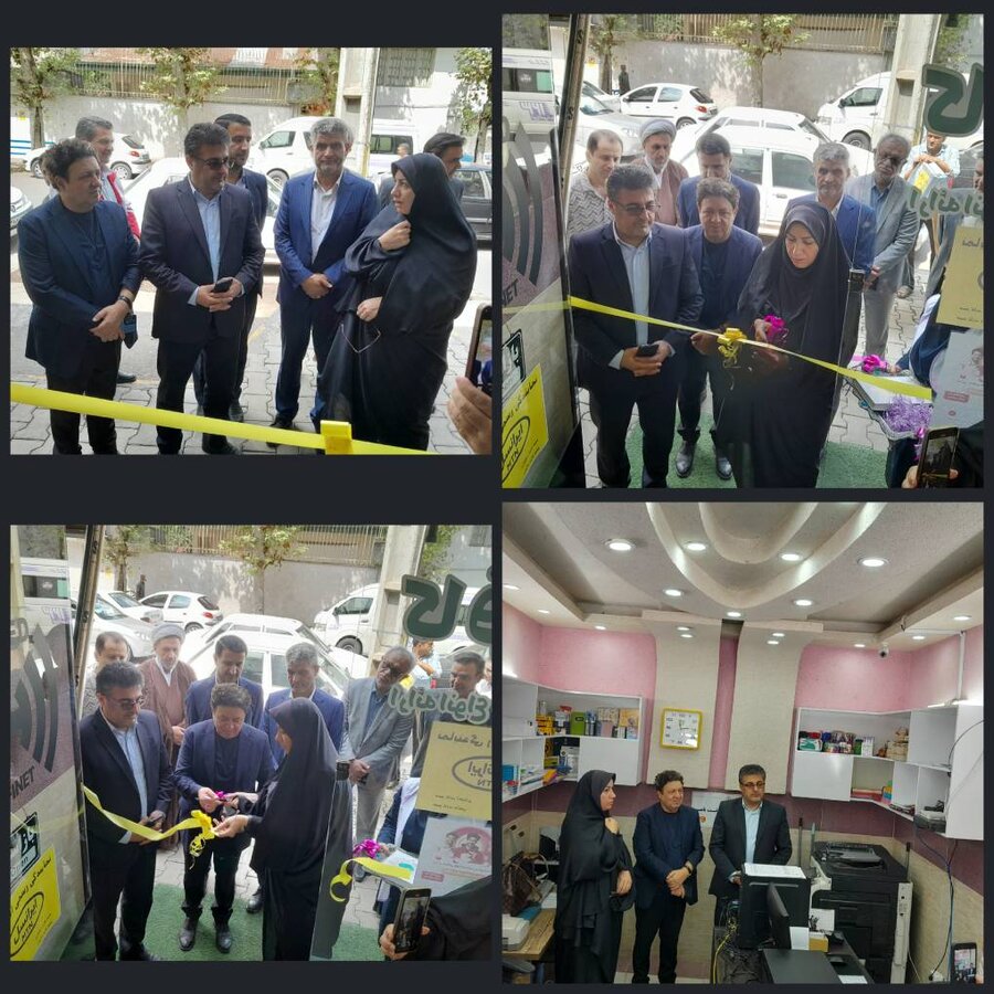 فومن /افتتاح طرح خود اشتغالی "کافی نت" مددجو  تحت پوشش 