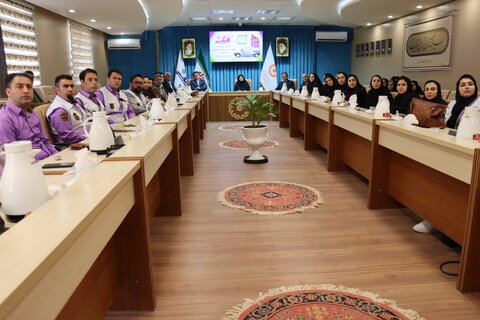 گزارش تصویری| برنامه گرامی داشت روز اورژانس اجتماعی در بهزیستی اردبیل