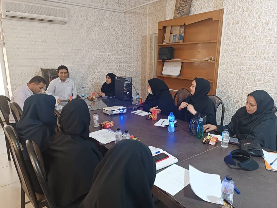 حضور سرپرست معاونت توسعه کارآفرینی و اشتغال بهزیستی خوزستان در دشت آزادگان