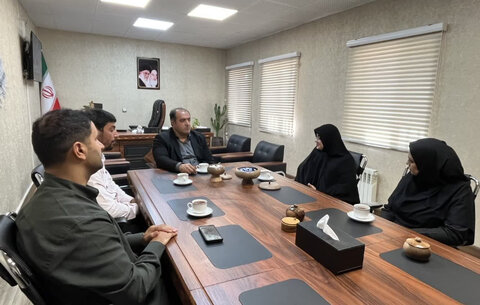 حضورسرزده معاون هماهنگی امور عمرانی  فرمانداری شهرستان ساوجبلاغ دراداره بهزیستی شهرستان ساوجبلاغ