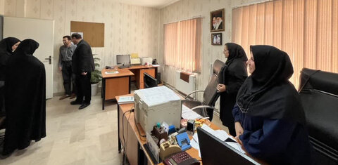 حضورسرزده معاون هماهنگی امور عمرانی  فرمانداری شهرستان ساوجبلاغ دراداره بهزیستی شهرستان ساوجبلاغ