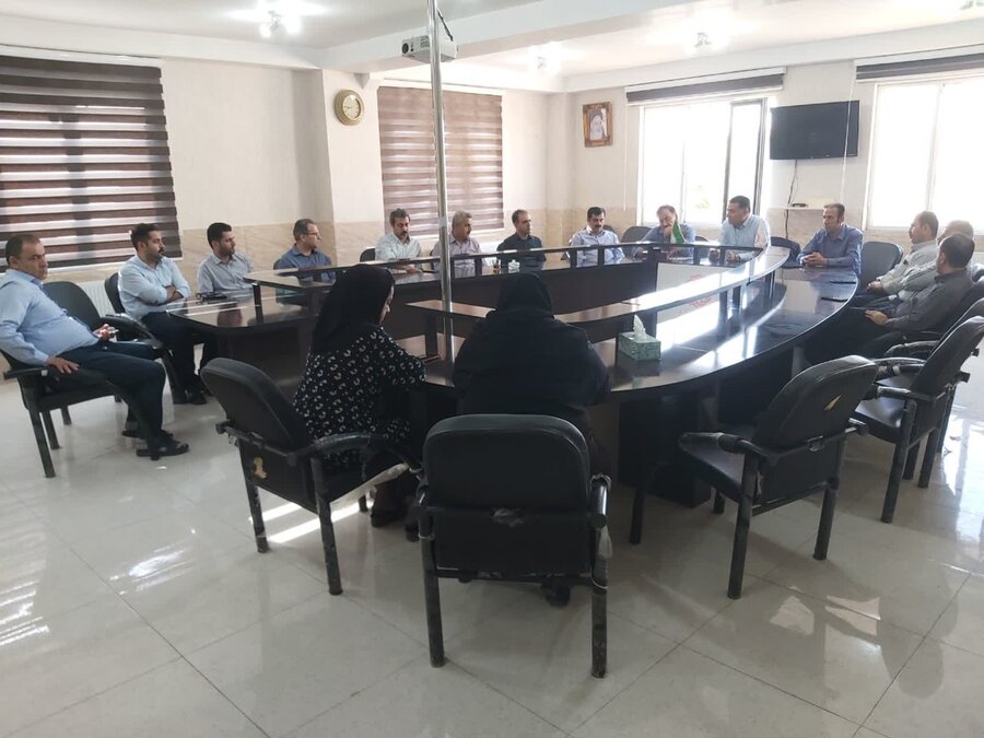 برگزاری جلسه شورای اداری بهزیستی شهرستان بوکان