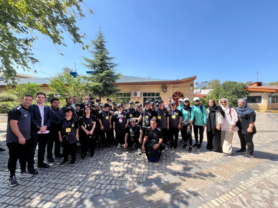 مراسم بدرقه ورزشکاران سندرم داون به مسابقات المپیک ویژه ایران