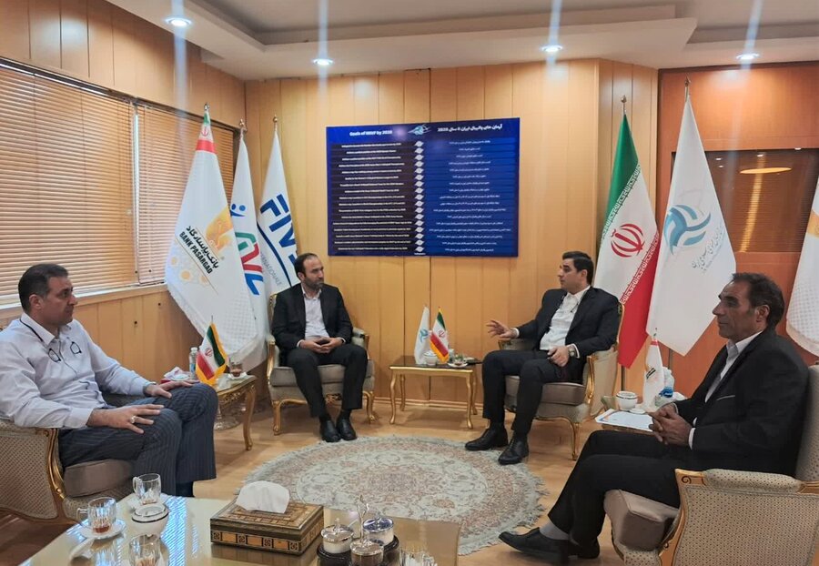دیدار مدیرکل بهزیستی استان با رئیس فدراسیون والیبال کشور