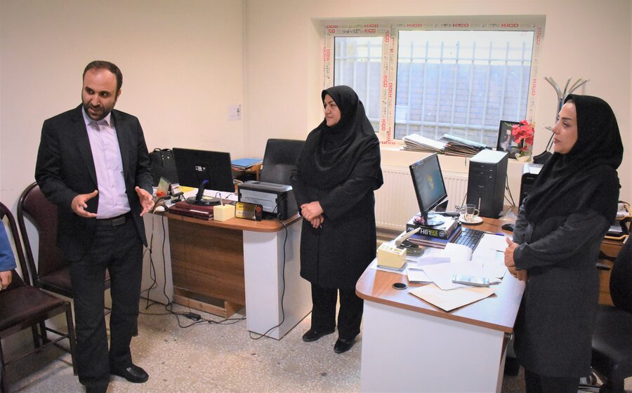 بازدید از اداره بهزیستی شهرستان اسلام آباد غرب