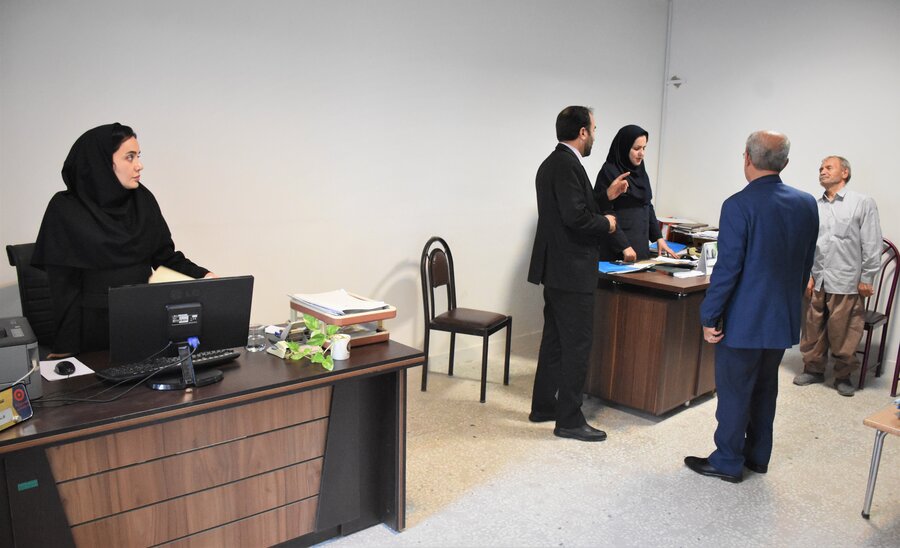 بازدید از اداره بهزیستی شهرستان اسلام آباد غرب