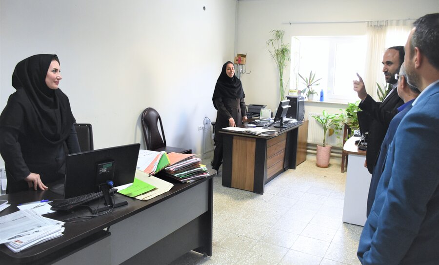 بازدید از اداره بهزیستی شهرستان اسلام آباد غرب
