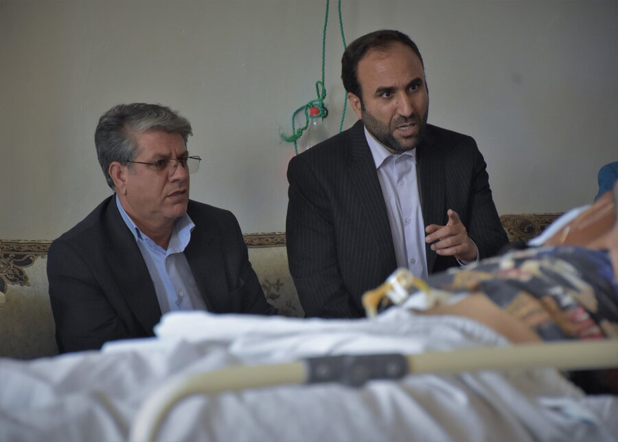 ملاقات با مددجوی ضایعه نخاعی