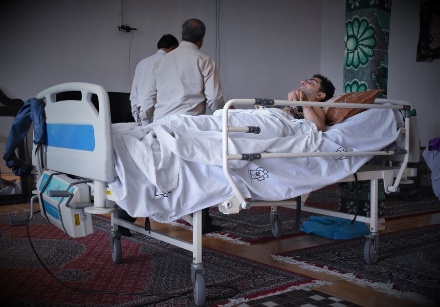 ملاقات با مددجوی ضایعه نخاعی