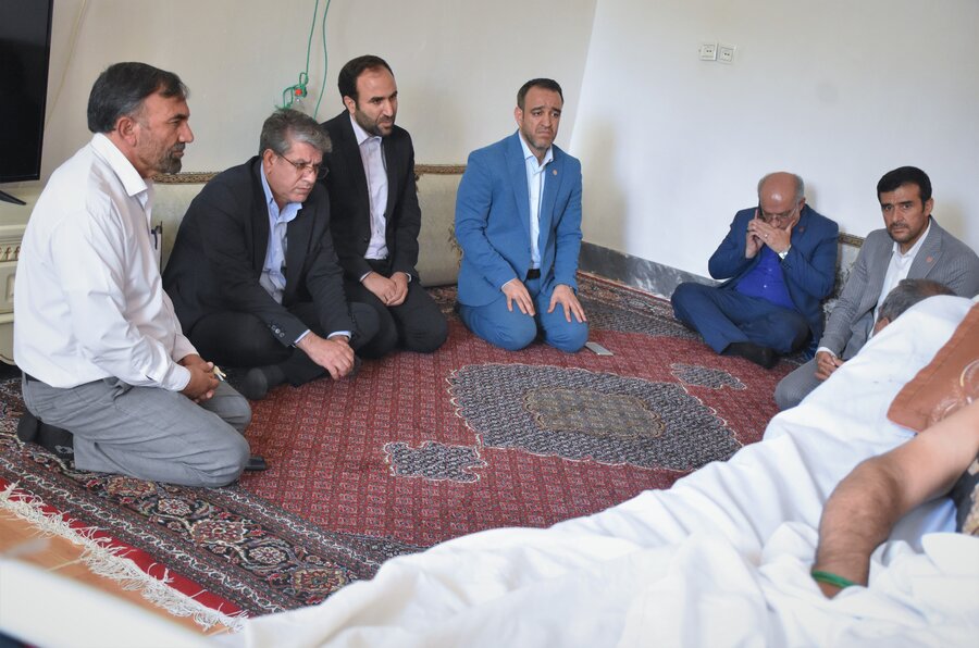 ملاقات با مددجوی ضایعه نخاعی