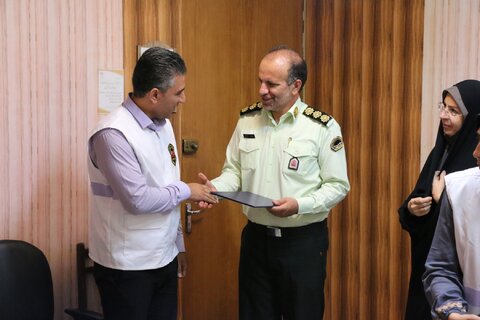 مراسم بیست‌وششمین سالگرد تأسیس اورژانس اجتماعی در همدان