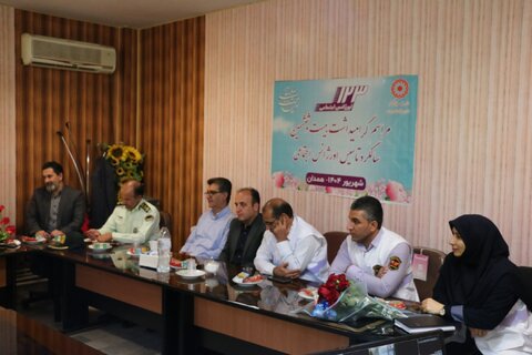 مراسم بیست‌وششمین سالگرد تأسیس اورژانس اجتماعی در همدان