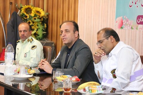 مراسم بیست‌وششمین سالگرد تأسیس اورژانس اجتماعی در همدان