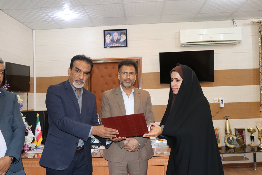 سرپرست جدید نمایندگی  بهزیستی شهرستان ارزوئیه معرفی شد