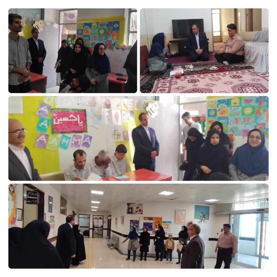 بازدید معاون توان‌بخشی بهزیستی استان از مرکز توانبخشی کیهان و خانه سالمندان بشرویه