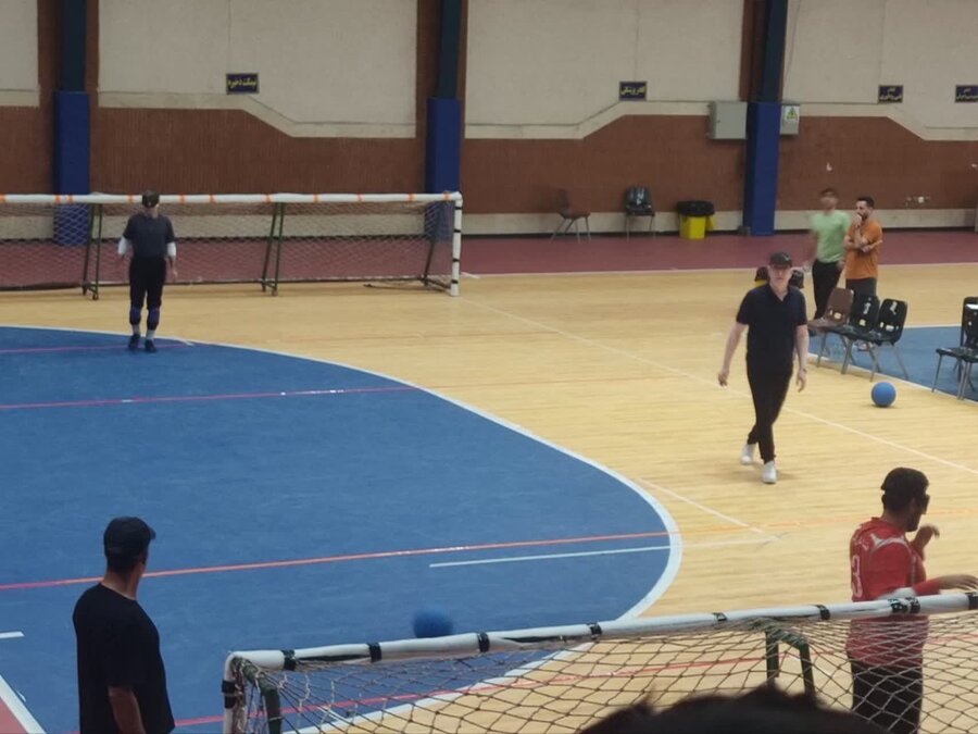 مسابقات پنالتی گلبال ویژه نابینایان و کم‌بینایان در بابلسر برگزار شد