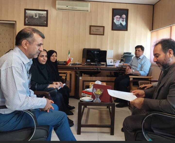  سرپرست بهزیستی شهرستان زنجان با معاون عمرانی و معاون سیاسی امنیتی فرمانداری دیدار کرد