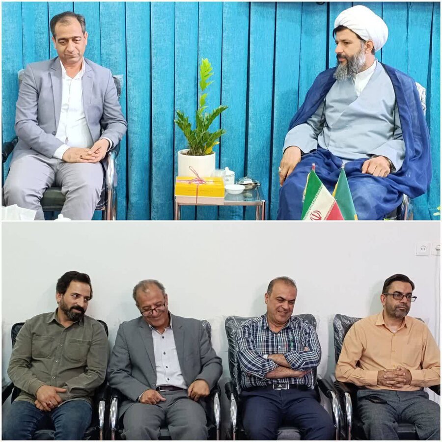 دیدار سرپرست بهزیستی با امام جمعه شهرستان طبس 