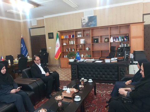 گزارش تصویری| مدیرکل بهزیستی استان زنجان با مدیرکل صنعت ،معدن و تجارت دیدار کرد