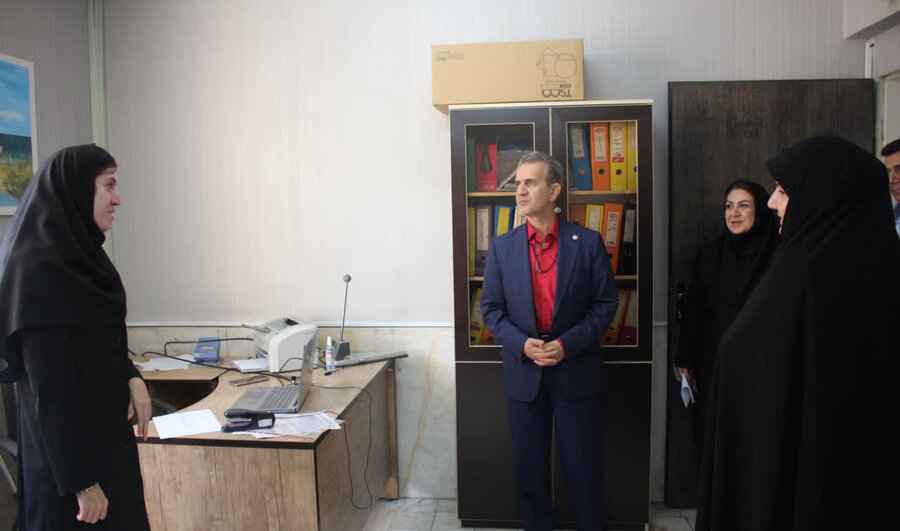 بازدید معاون سلامت اجتماعی سازمان بهزیستی کشور از دفاتر و بخش‌های بهزیستی البرز