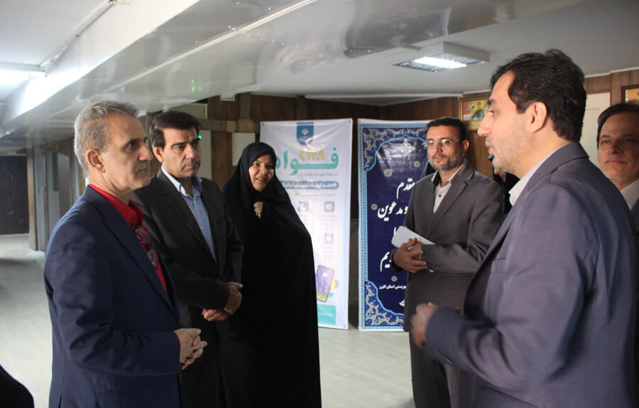 بازدید معاون سلامت اجتماعی سازمان بهزیستی کشور از دفاتر و بخش‌های بهزیستی البرز