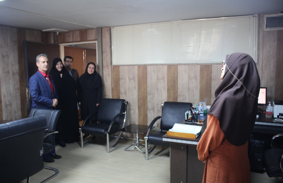 بازدید معاون سلامت اجتماعی سازمان بهزیستی کشور از دفاتر و بخش‌های بهزیستی البرز