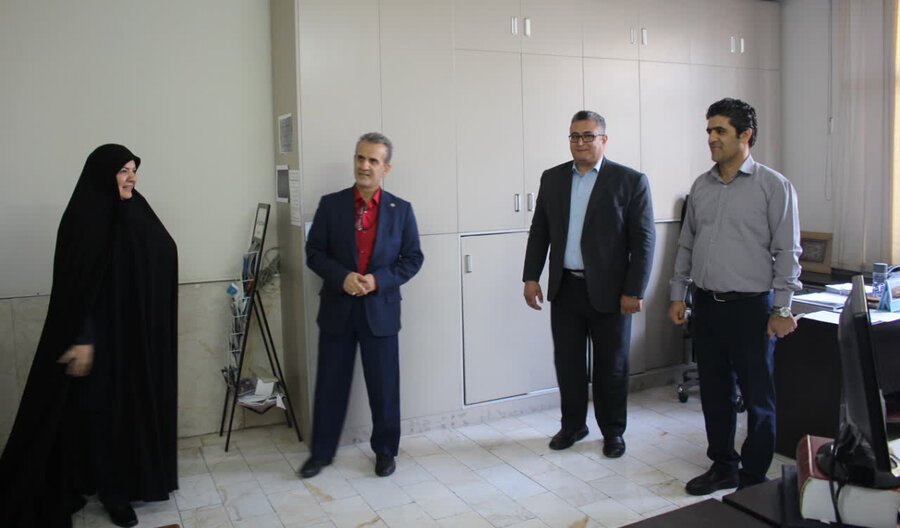 بازدید معاون سلامت اجتماعی سازمان بهزیستی کشور از دفاتر و بخش‌های بهزیستی البرز