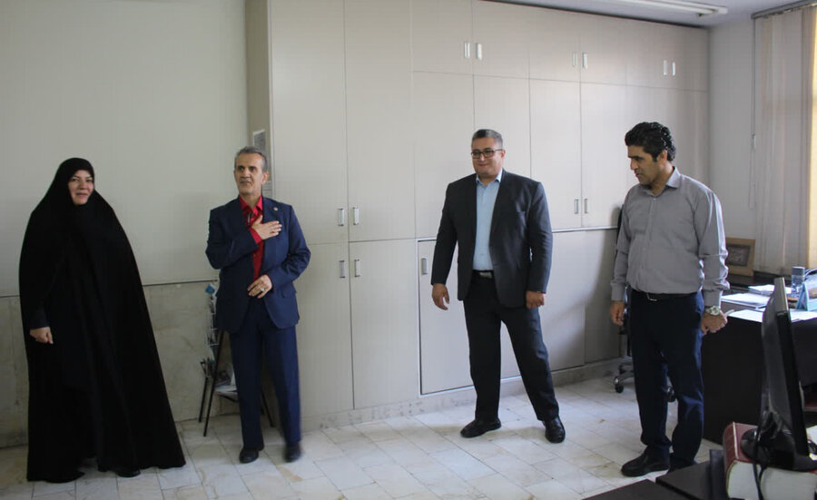 بازدید معاون سلامت اجتماعی سازمان بهزیستی کشور از دفاتر و بخش‌های بهزیستی البرز