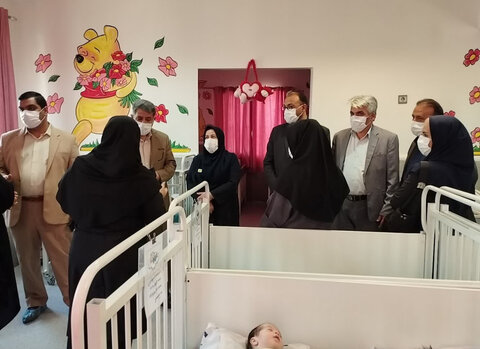 گزارش تصویری | بازدید مدیران حاضر در نشست منطقه‌ای پدافند غیرعامل و مدیریت بحران از شیرخوارگاه امام علی (ع) کرج