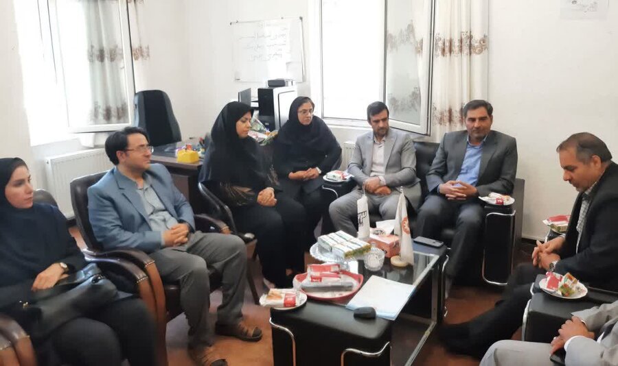 آئین تکریم و معارفه مسئول مرکز ساماندهی کودکان خیابانی کرمانشاه