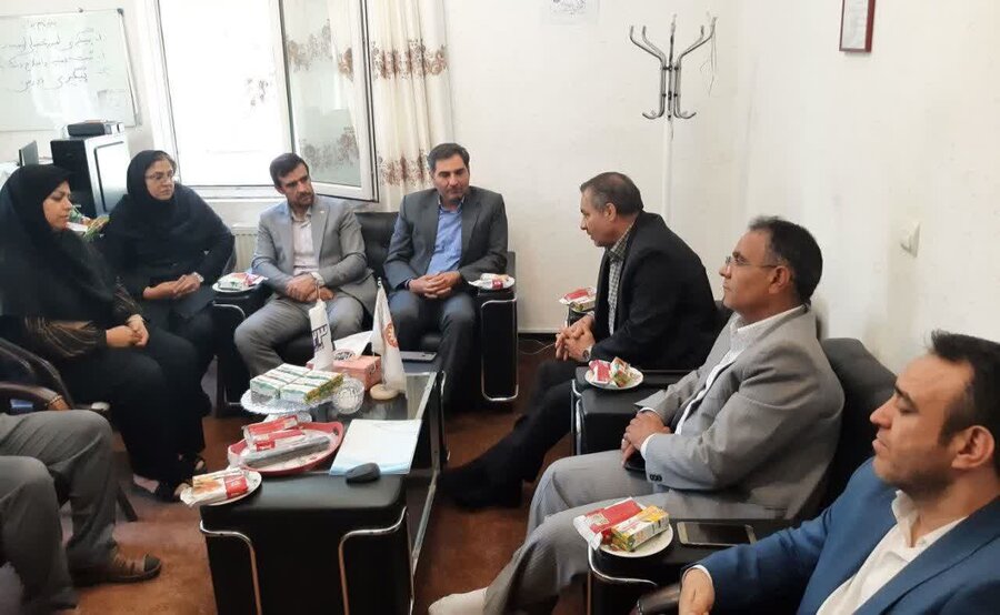 آئین تکریم و معارفه مسئول مرکز ساماندهی کودکان خیابانی کرمانشاه