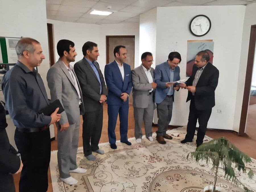 آئین تکریم و معارفه مسئول مرکز ساماندهی کودکان خیابانی کرمانشاه