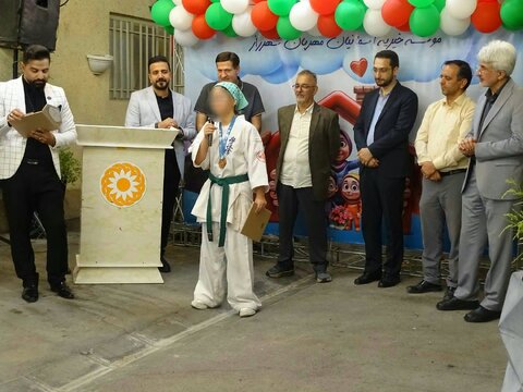 گزارش تصویری|مراسم جشن قهرمانی ورزشی -انتخابی تیم ملی فرزندان شهر راز در کوی امام علی (ع)